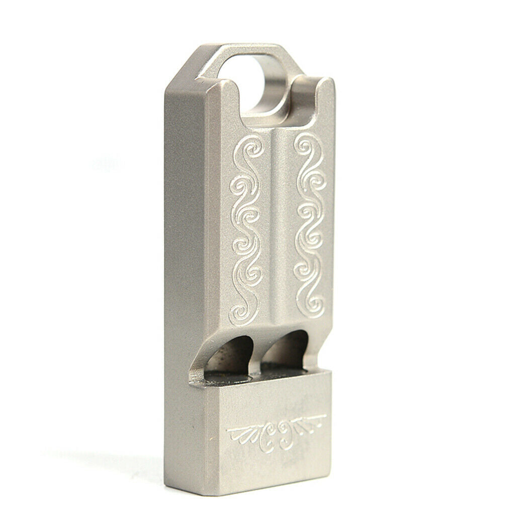 High Pitch Emergency Whistle Double Tube Loud for Hiking Dog Training