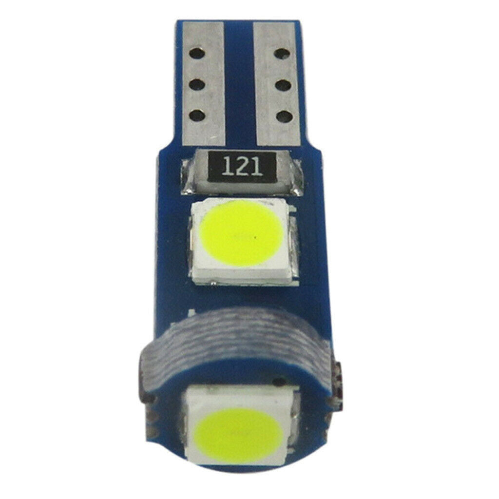 20 Pcs Car T5 3030 Instrument Panel LED Light Twist Socket Ice Blue, White