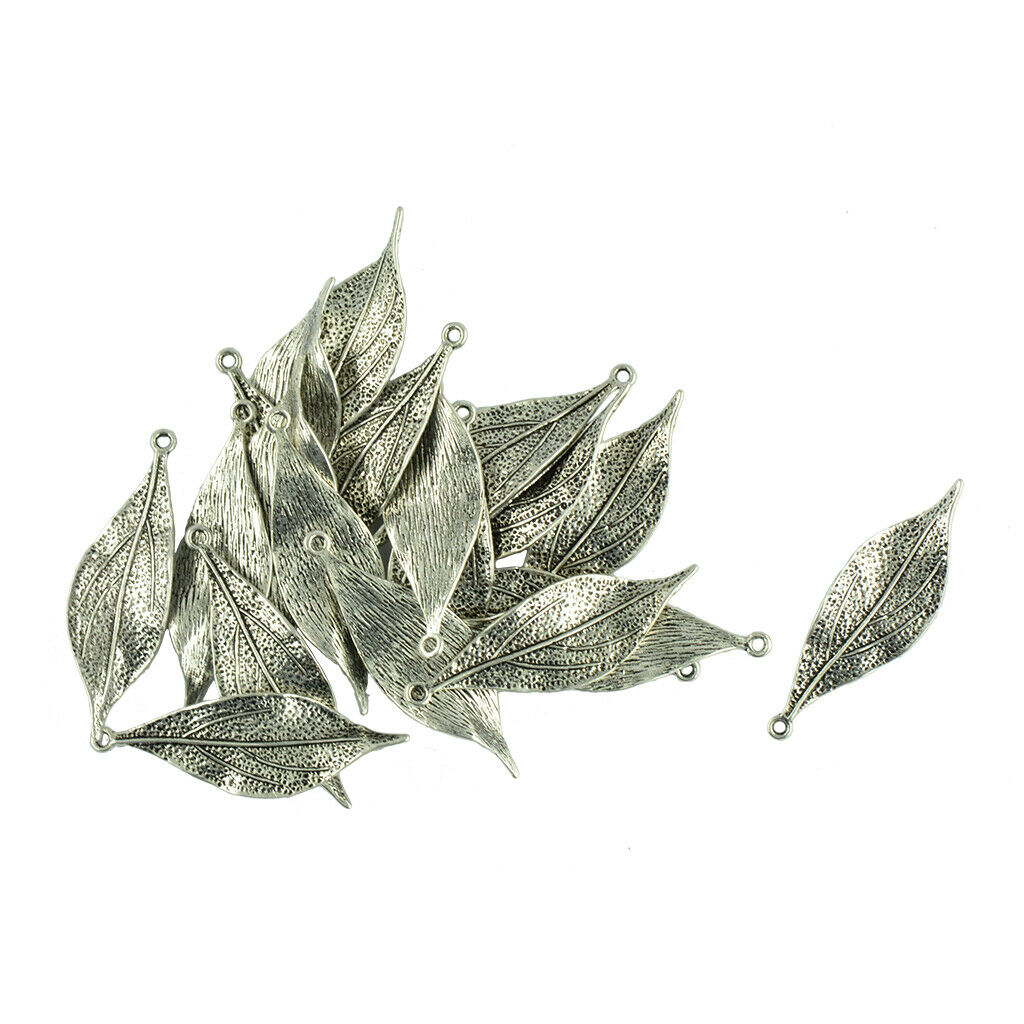 20 Pieces of Novelty Natural Exquisite Leaf Shaped DIY Jewelry Supplies