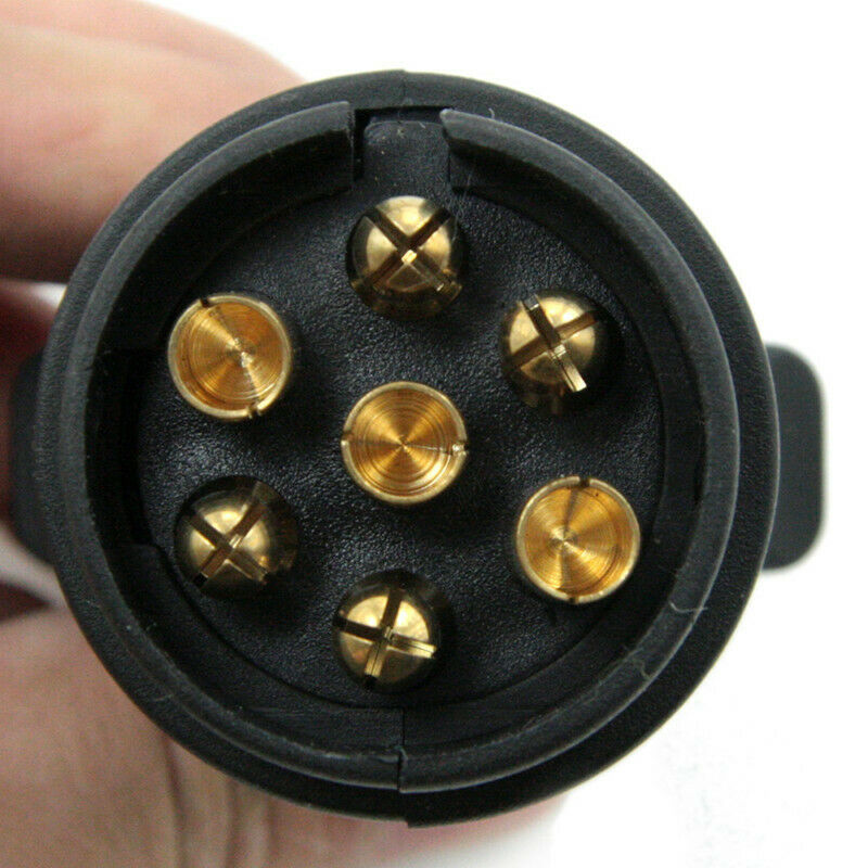 Car Trailer 7 Pin Socket Plugs 12V 7 Way Standard European Car Plug Connector