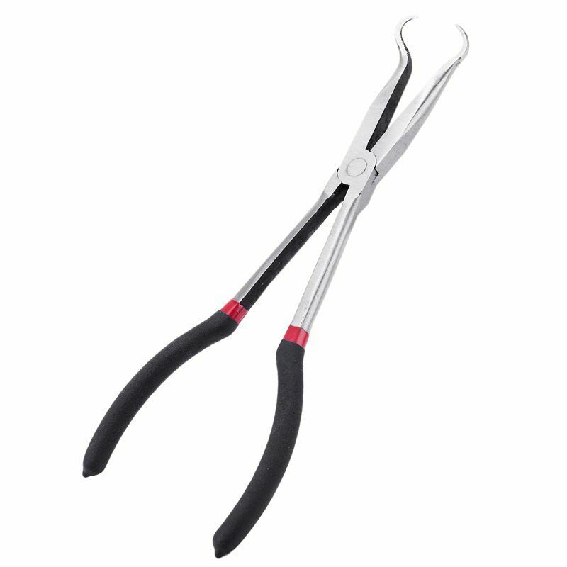 High-quality 11-inch lengthened pliers needle nose pliers spark plug pliers tyY7