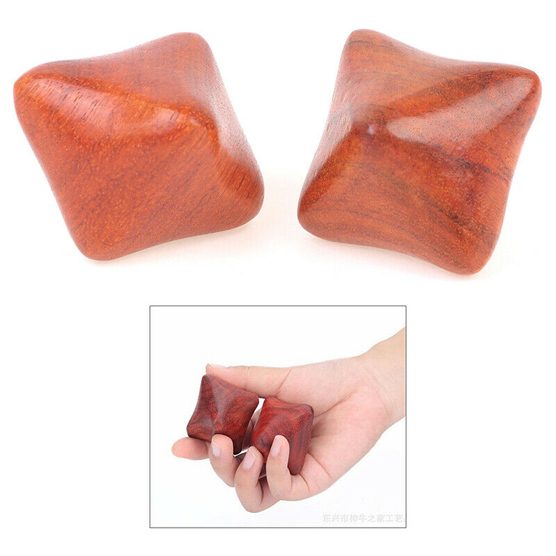 Hand Massage Vietnam Fragrant Wood Reflexology Massager Hexagonal Acupunc.l8