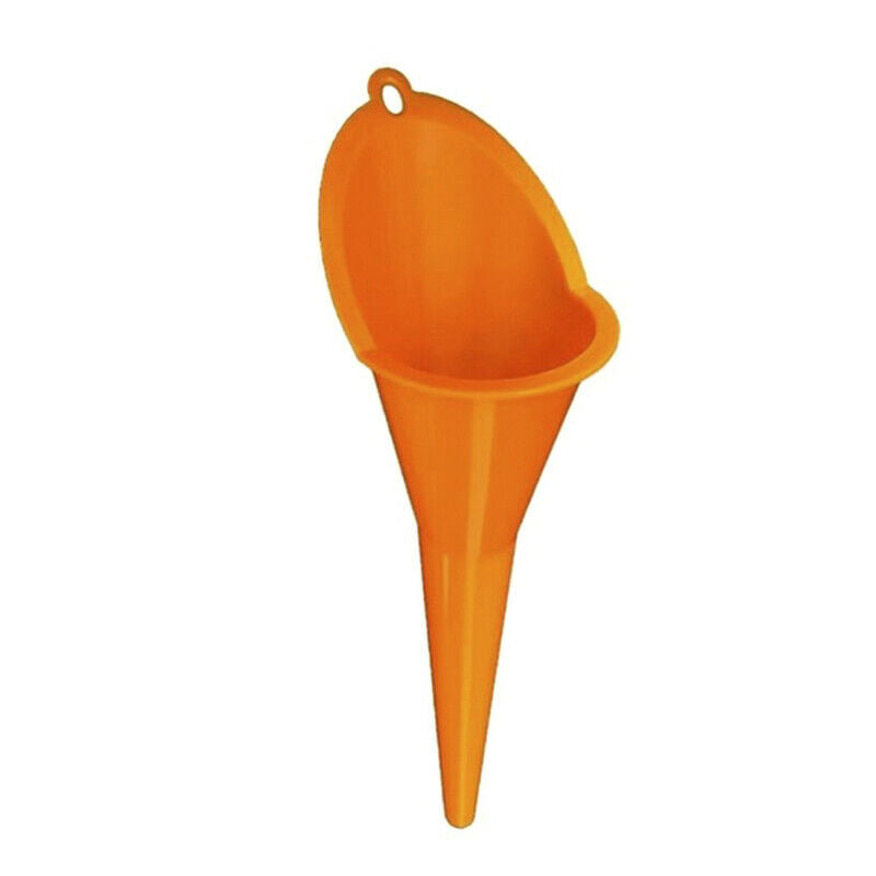 Motorcycle Car Long Mouth Funnel Plastic Refueling Oil Liquid Spout Fillin.l8