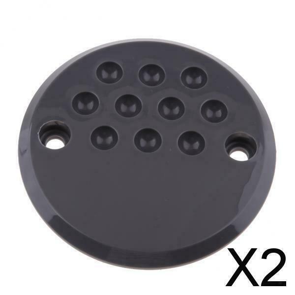 2X Stator Engine Crank Case Cover Guards For Kawasaki Z1000 Z750 Gray