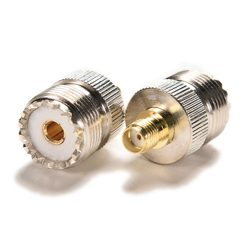 New Adapter SO239 UHF female jack to SMA female RF connector straight JfJ.l8