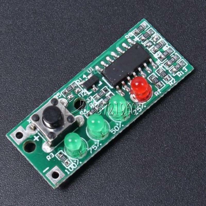9-12.6V 4 LEDs Display Battery Capacity Indicator for 3S Battery