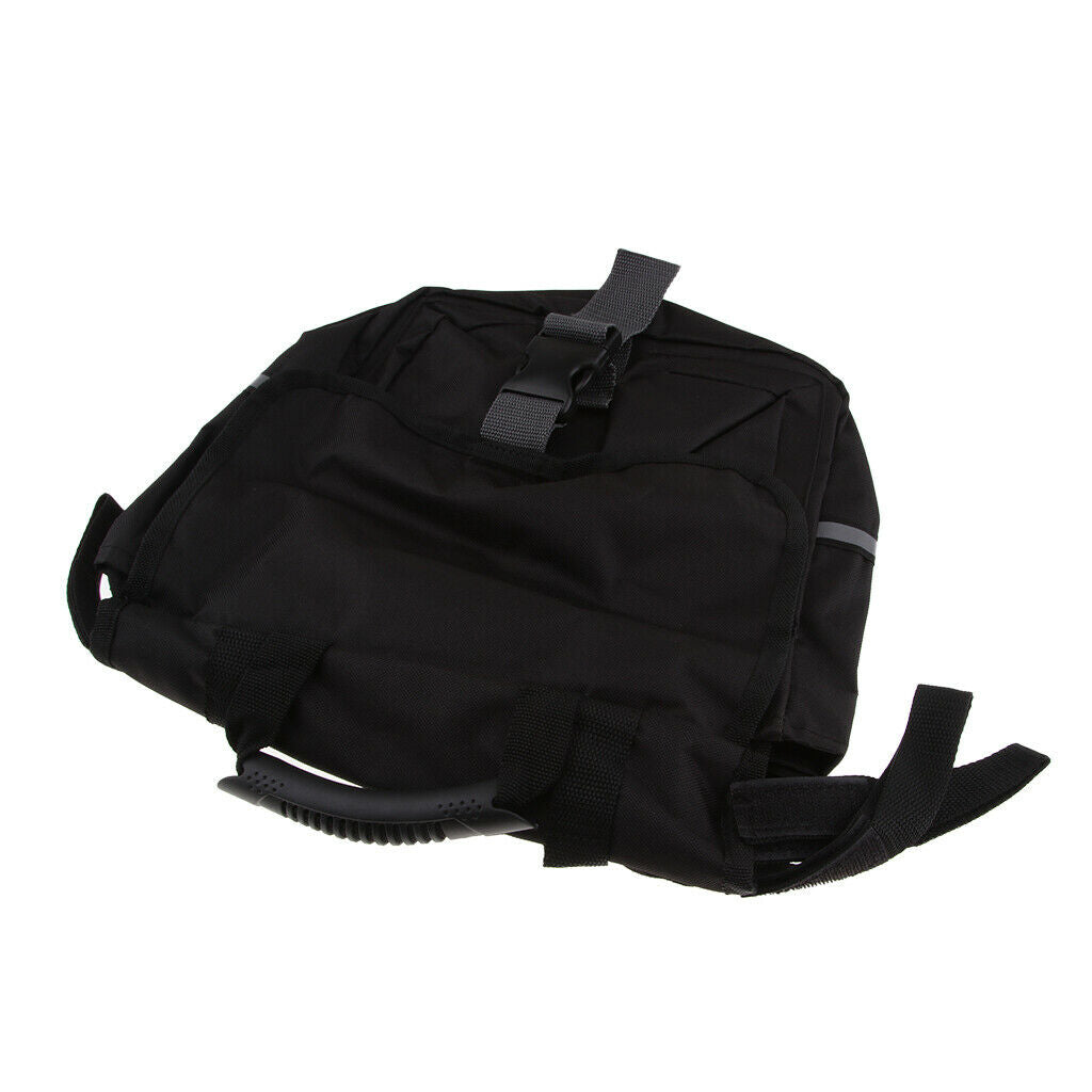 2 Pieces Mototrcycle Bicycle Rear Rack Bags Double Panniers Cargo Trunk Bags