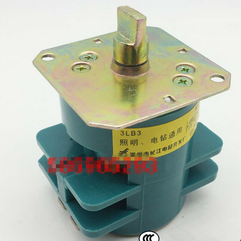 1PCS universal Changeover Switch AC 440V 240V ON/OFF 6 screw terminals metal