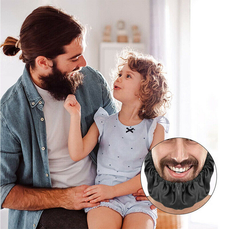 Men Beard Bandanas Beard Cover Oil Proof Antifouling Keep Beard Cleaning .l8