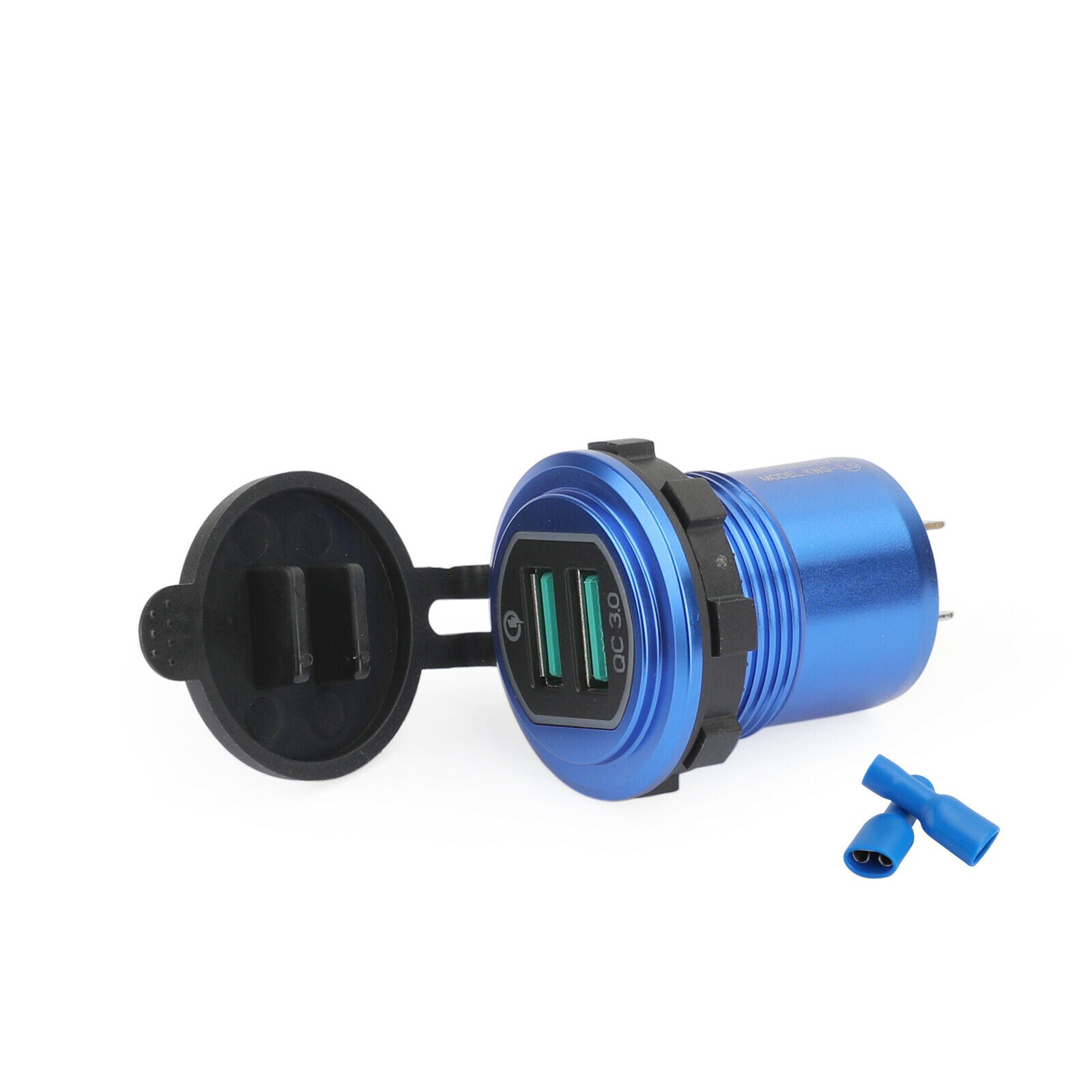 QC3.0 12V/24 Dual USB Car Truck Socket Charger LED Digital Voltmete Waterproof T