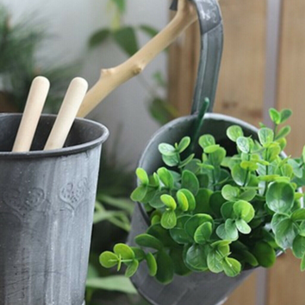 Hanging Pot Plant Pot Iron Flower Pot Planter with Hook for Balcony Garden