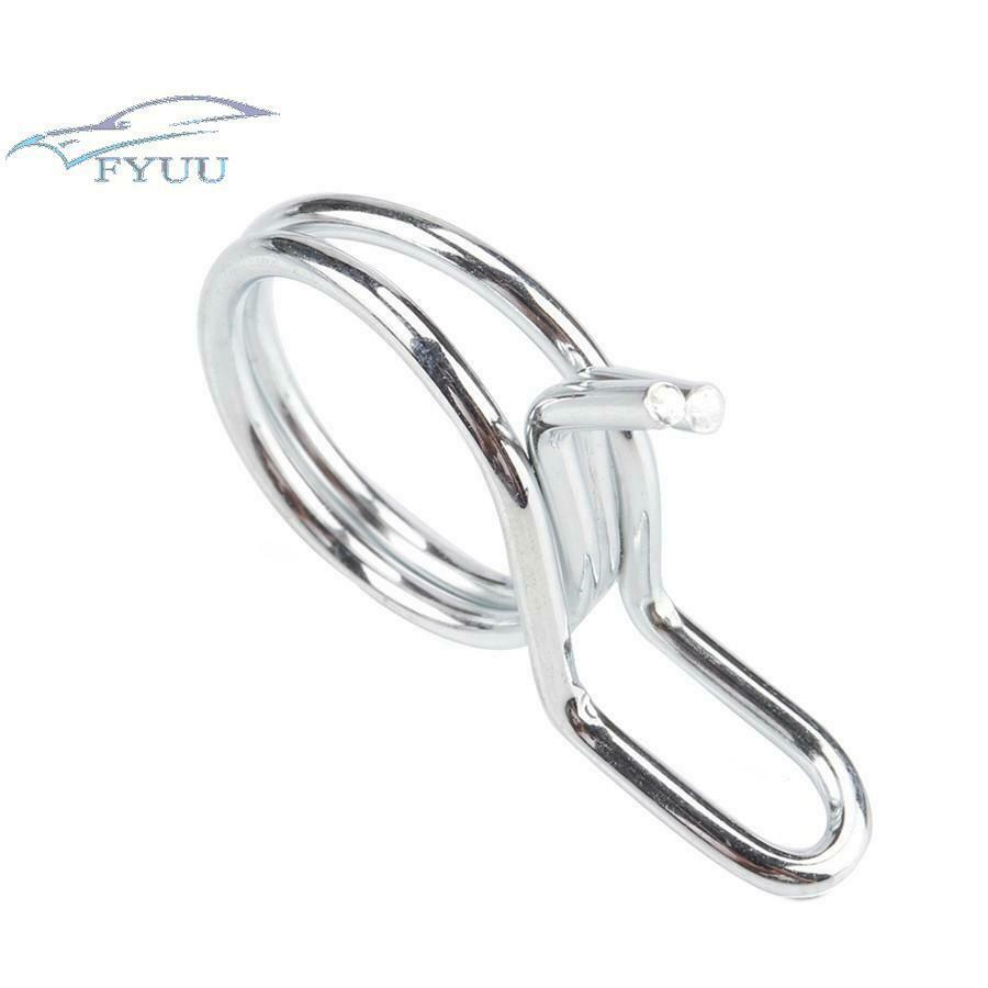 180X Double Wire Hose Tube Fuel Line Spring Clamps For Car Motorcycle RV Î¦5-Î¦24