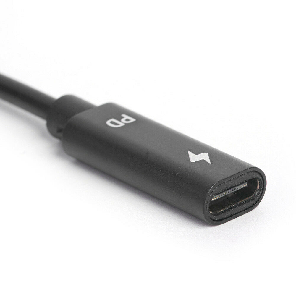65W PD Fast Charging USB C Female Adapter Cable for Microsoft Surface Pro 2 @