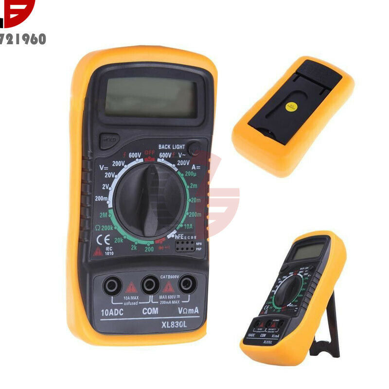 XL-830L Digital LCD Multimeter Voltmeter Ammeter Ohmmeter Volt Amp Ohm Meter