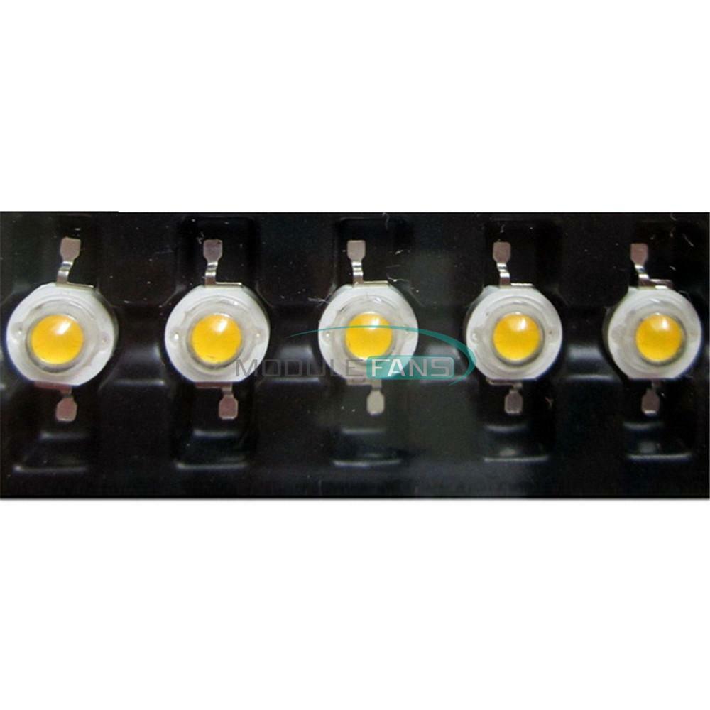 10PCS Warm White 3W Led Chip High Power LED Beads 200LM