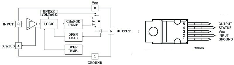 [10pcs] VM201 60V 6A Solid State Relay TO220AB-5
