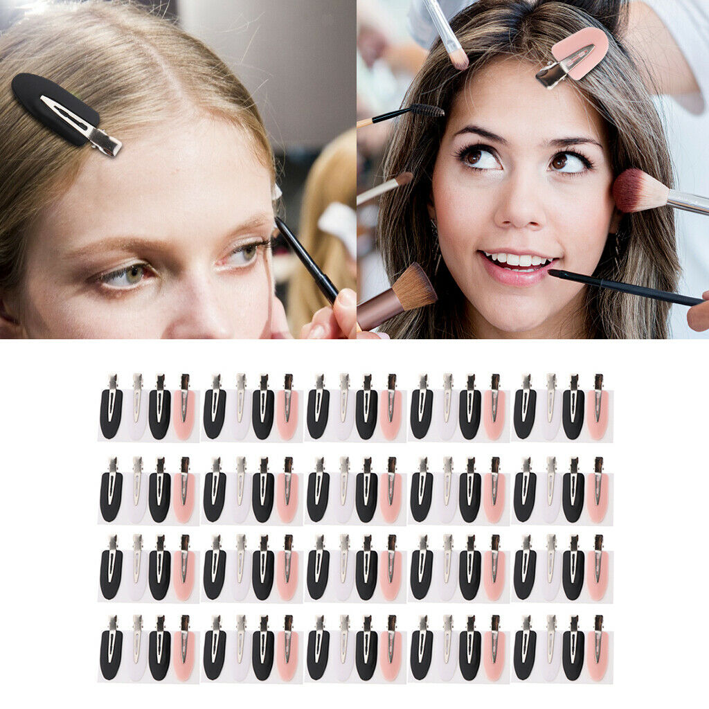 20x No Bend Hair Clips Curl Pin Clips Barrette Women Hairstyle Waves Clamps