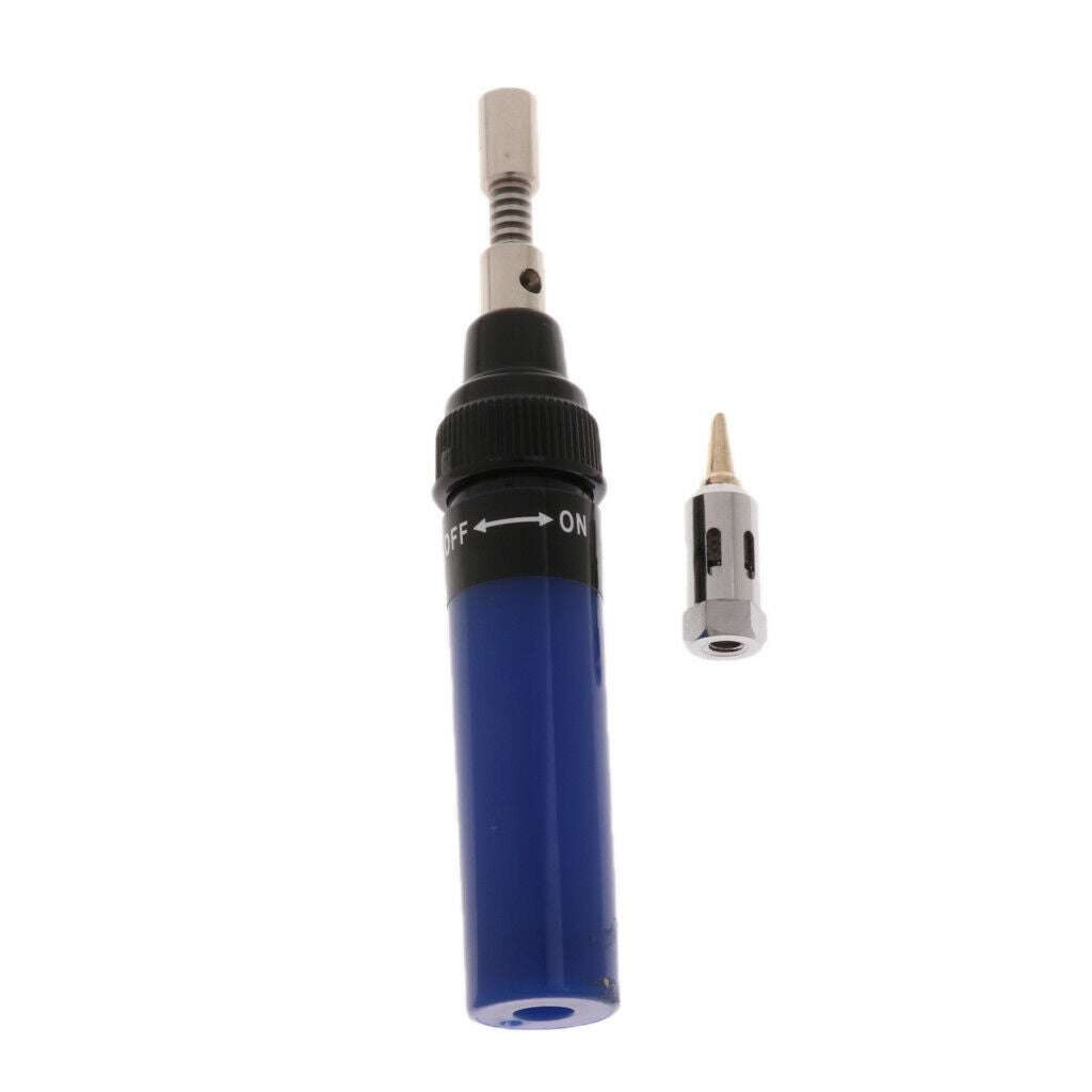 8ML Gas Soldering Iron 3-in-1 Cordless Welding Torch Repair Tools Blue