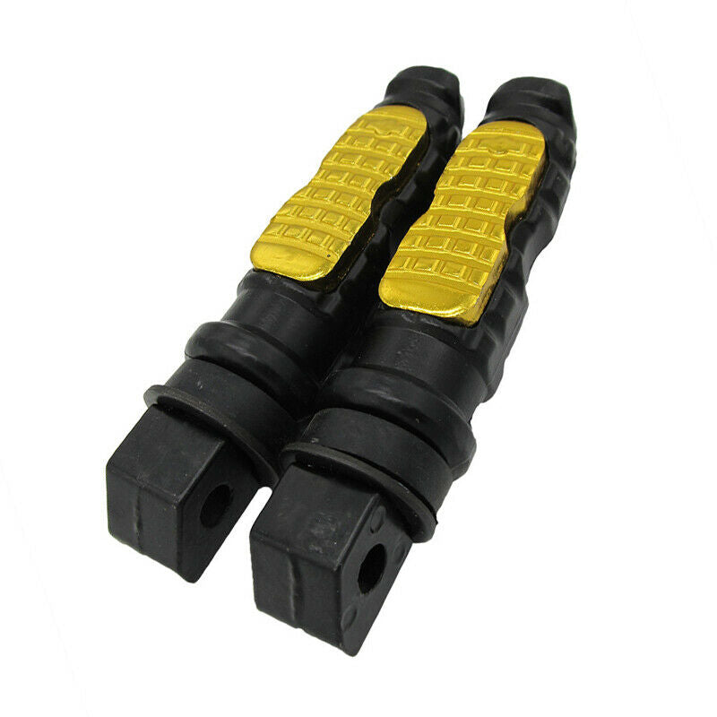 Universal 8MM Aluminum Motorcycle Bikes Scooter Foot Pegs Footpegs Rear Pedals