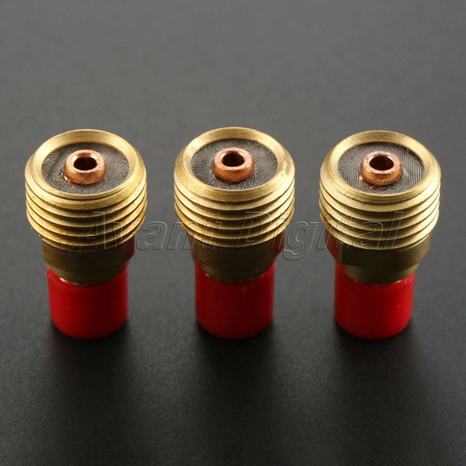 45V44 2.4mm TIG Gas Lens Collet Body SR DB PTA WP 9 20 25 Torch Supplies 3PK