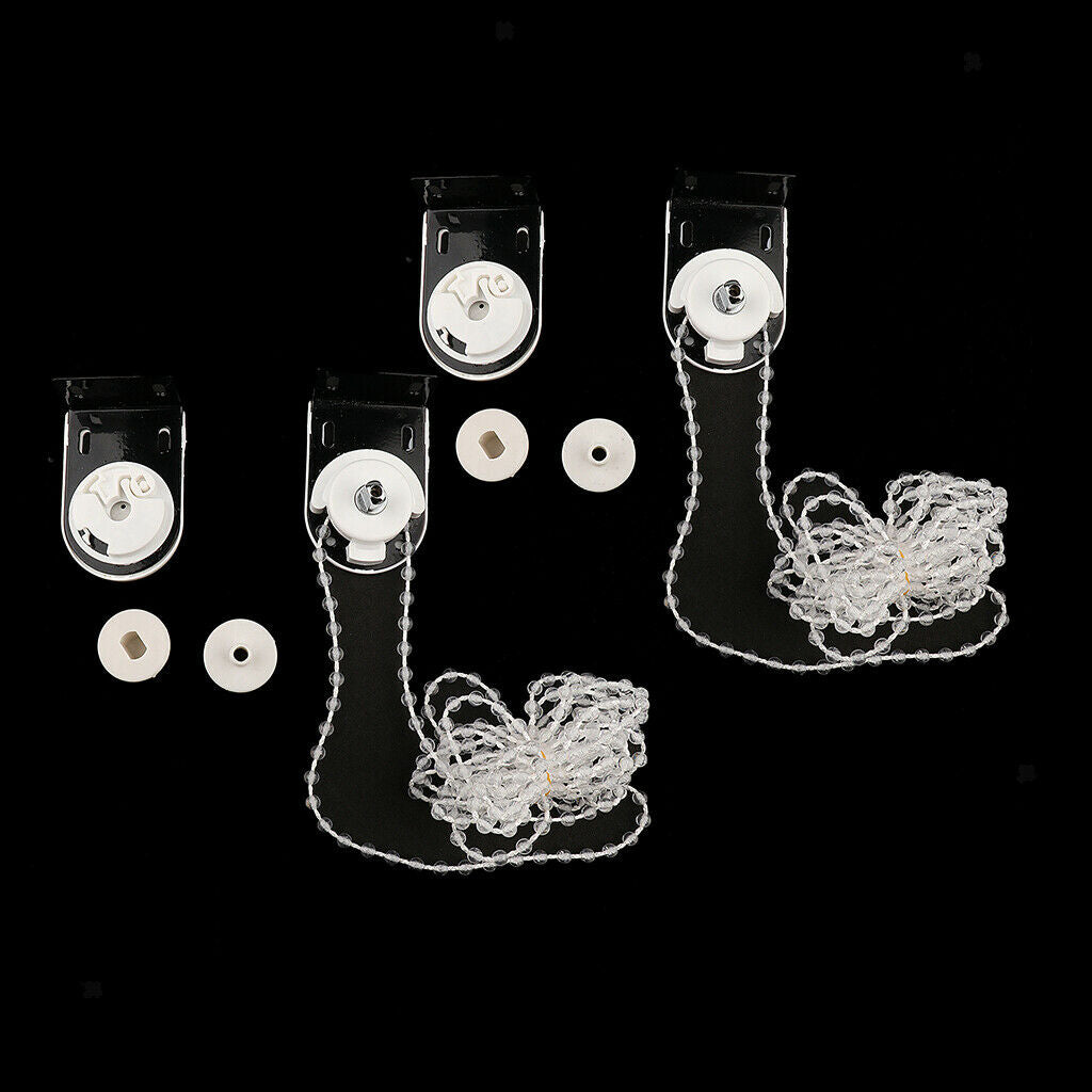 2 Set Plastic Roller Shade Clutch Set U Shape Clutch Bracket Cord Repair Kit