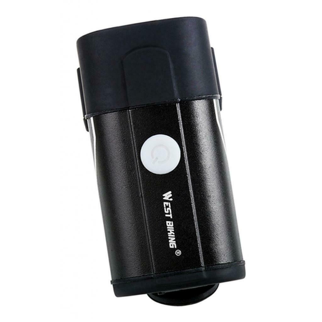 Bicycle Head Light Headlight Flashlight LED USB Handlebar Lamp Accessories