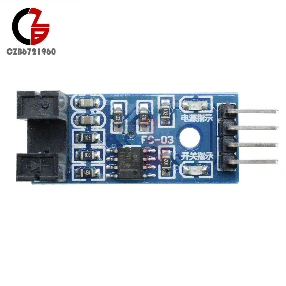 2PCS Slot Type IR Optocoupler Speed Sensor Module LM393 for Arduino