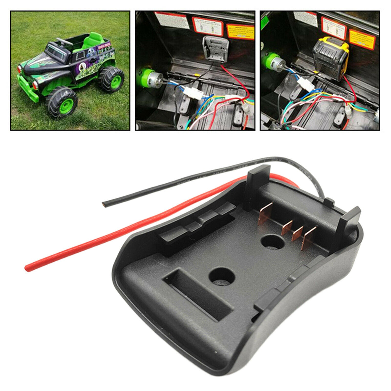 Power Wheels DIY Battery Adapter Adaptors for   Power Connector 12AWG