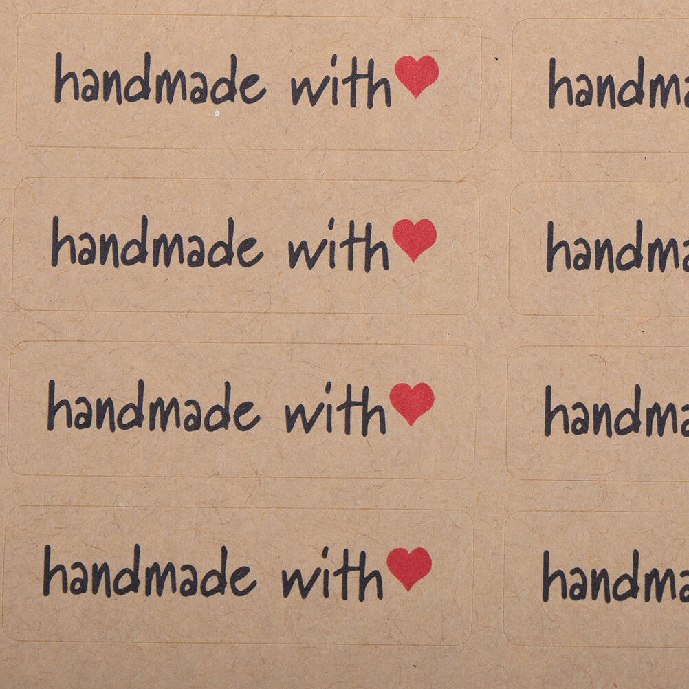 120PCS DIY Kraft Sealing Stickers Paper Crafts Hand Made Label Packagin.l8