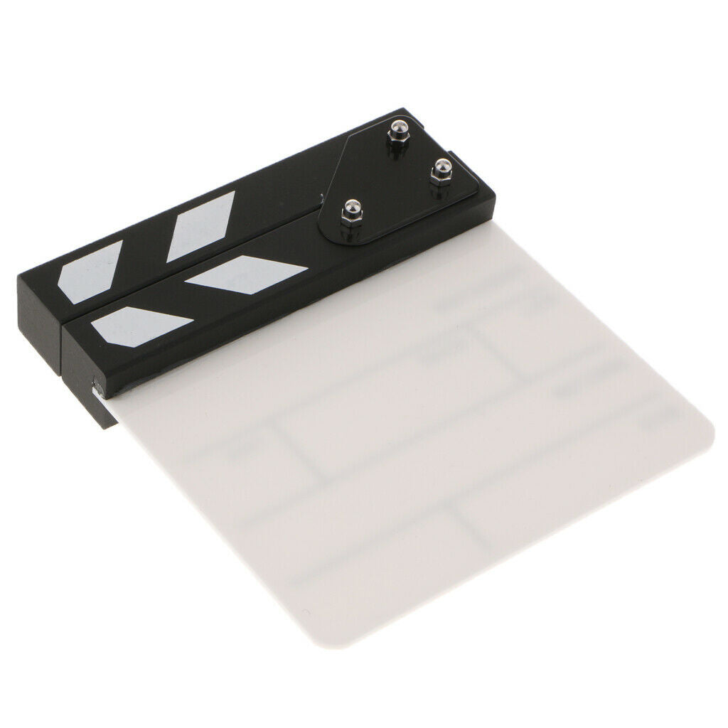Prettyia Role Play Clapboard Chalk Clapper Board TV Film Movie Props Acrylic