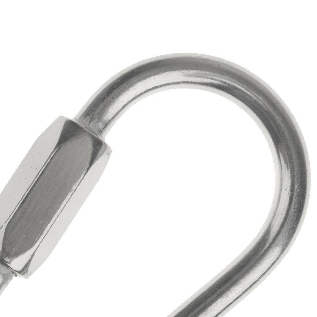 Safety Buckle Rock Climbing Carabiner Screw Lock Bottle Hook Hanging 33KN