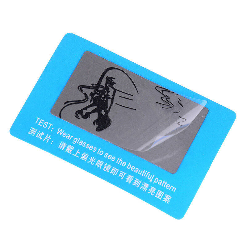 20pcs/set men ladies polarised polarized sunglasses shades test card ski fish>BD