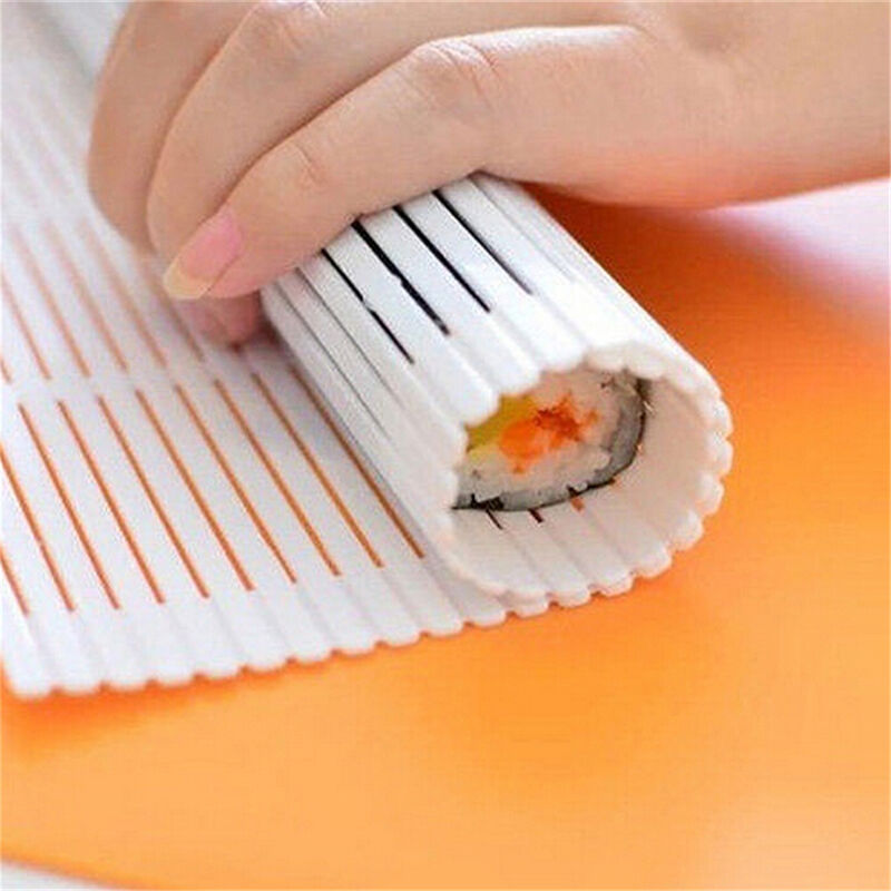Practical Sushi Rolling Roller Plastic Material Mat Maker Kitchen DIY Ho.l8