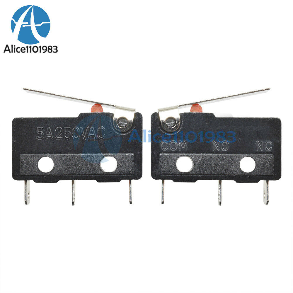 10PCS Tact Switch KW11-3Z 5A 250V Microswitch 3PIN Buckle New