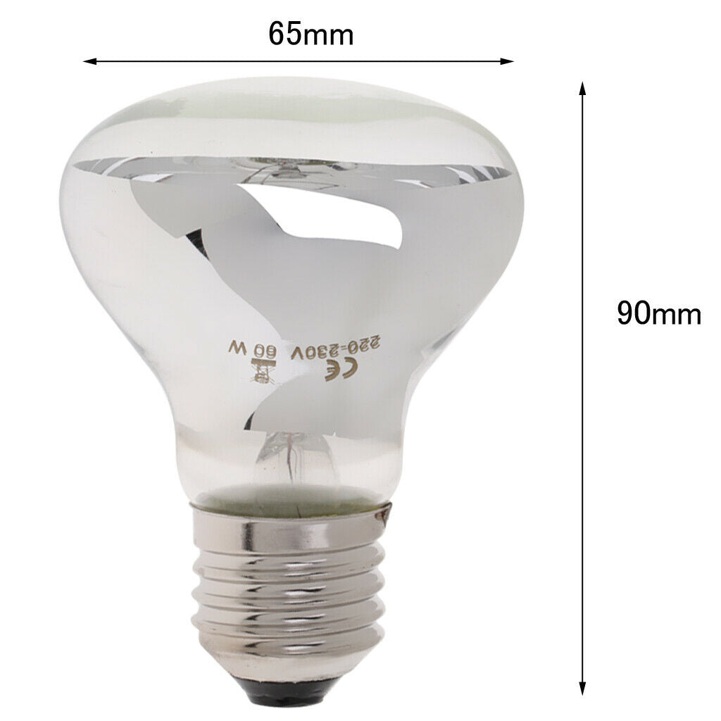 Set of 2, Reptile UVB UVA Basking Lamp Light Bulb Pet Vivarium Terrarium Habitat