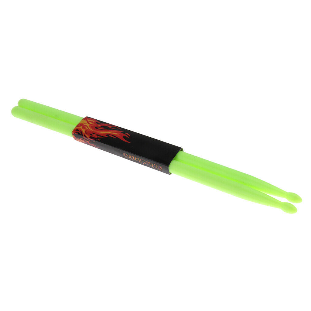 Durable 1 Pair Bass Drum Drumsticks Mallet Drum Set Parts Green