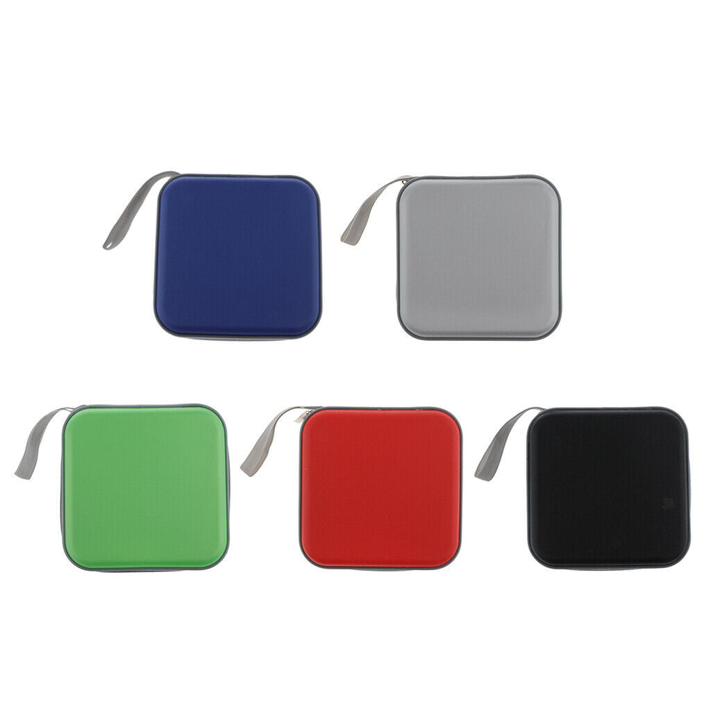 2pcs Set of 2 40 Sleeves CD Wallet Square DVD Case Home CD Disc Bags 6x6inch