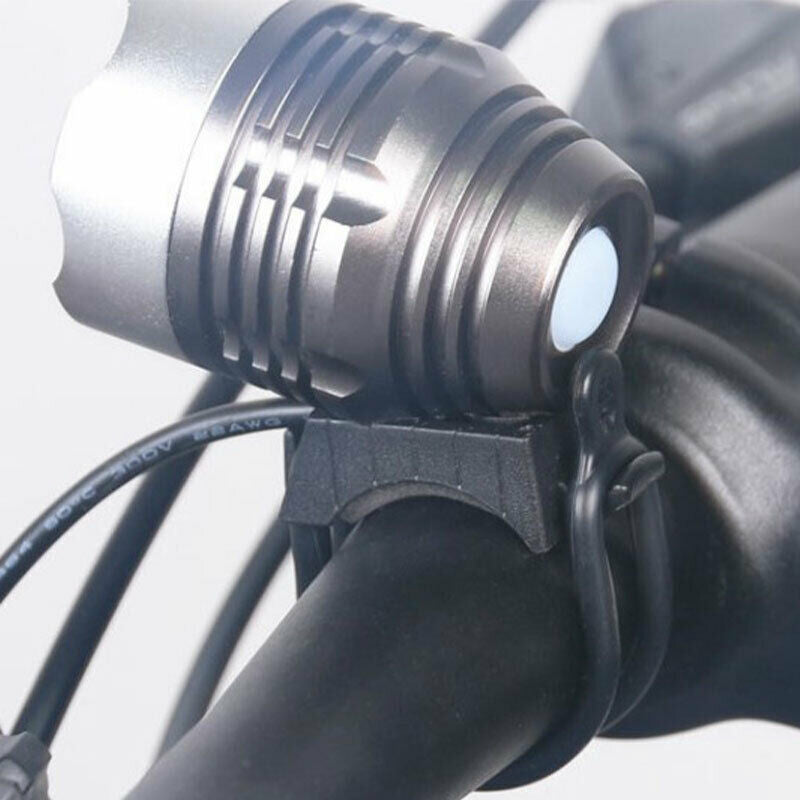Silicone Rubber Band Ring Headlight Rear Lamp Torch Holder Bicycle Light .l8