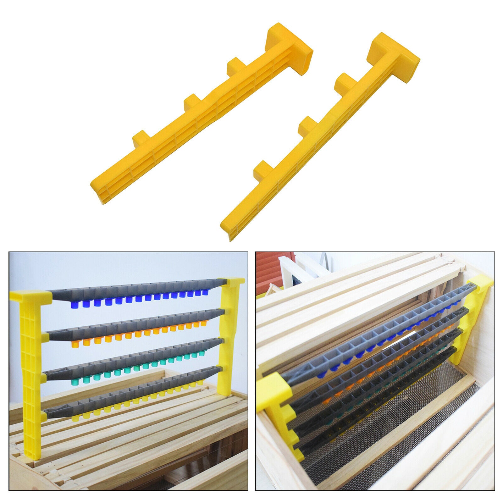 2x Honey Beehive Frame Spacer Stand Beekeeper Beekeeping Tool Equipment
