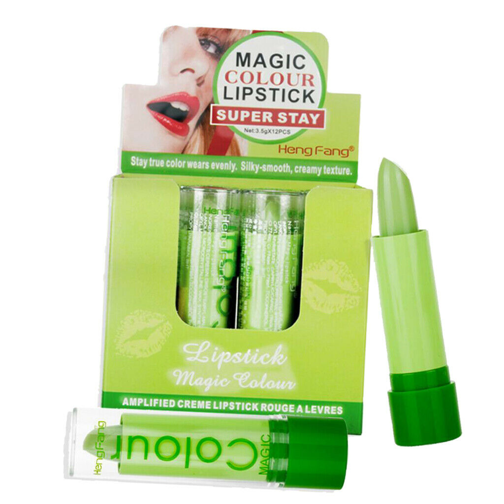 12pcs  Lipstick Temperature Change Color Lip Stick Balm Long Lasting
