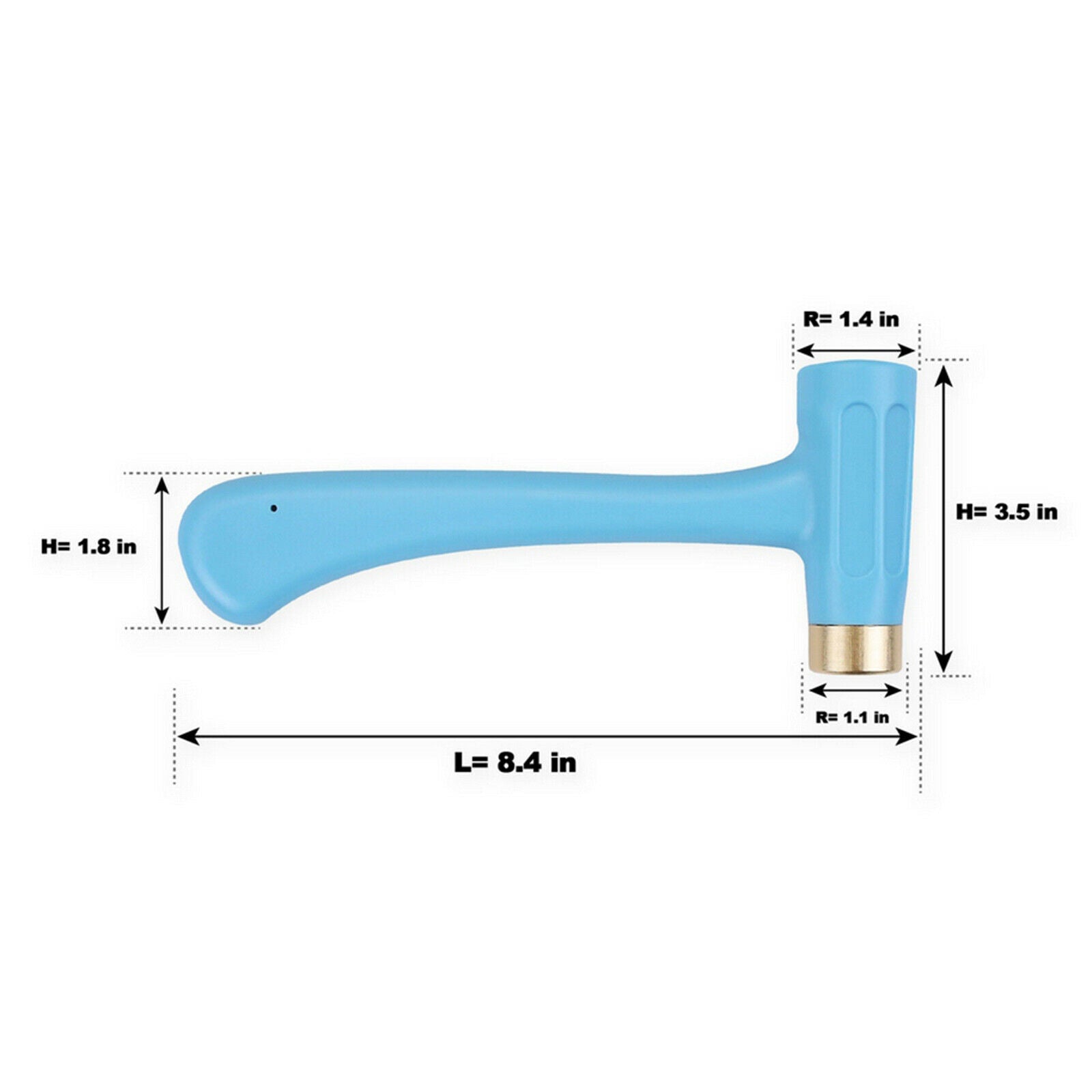 Metal Stamping Hammer for Stamping Jewelry Wood Craft Making Leather Tool