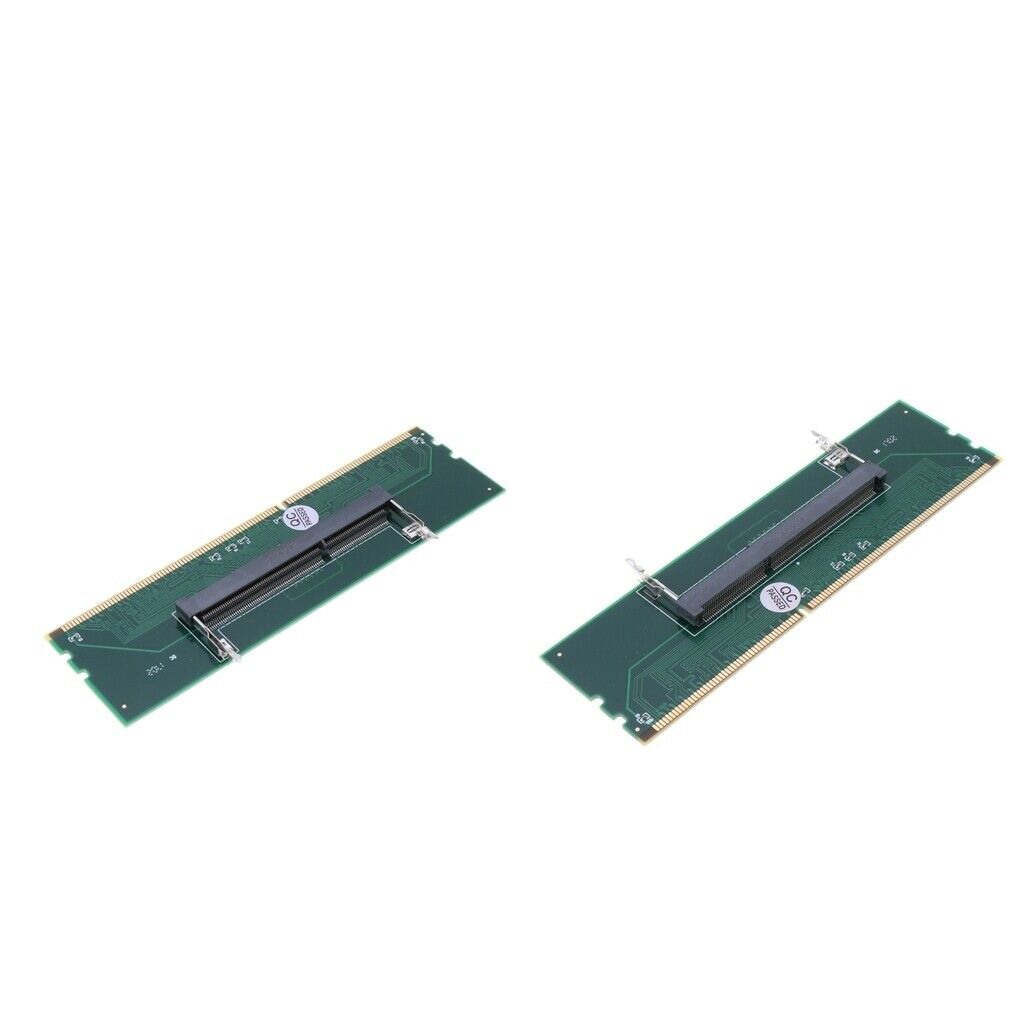 2 Pieces DDR3 Laptop to Desktop Memory RAM Connector Adapter Memory Tester