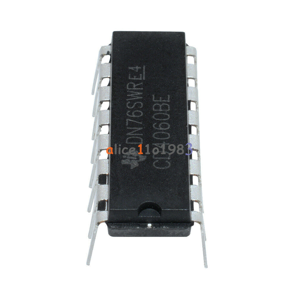 10Pcs CD4060BE CD4060 4060 Ripple Carry Binary Counter IC DIP-16 pin Low Power
