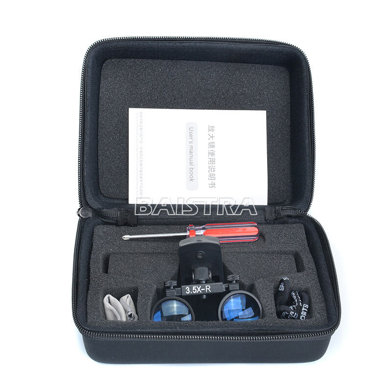 Dental 3.5X-R Surgical Medical Loupes Clip Type Magnifier Clip DY-110 280-380mm