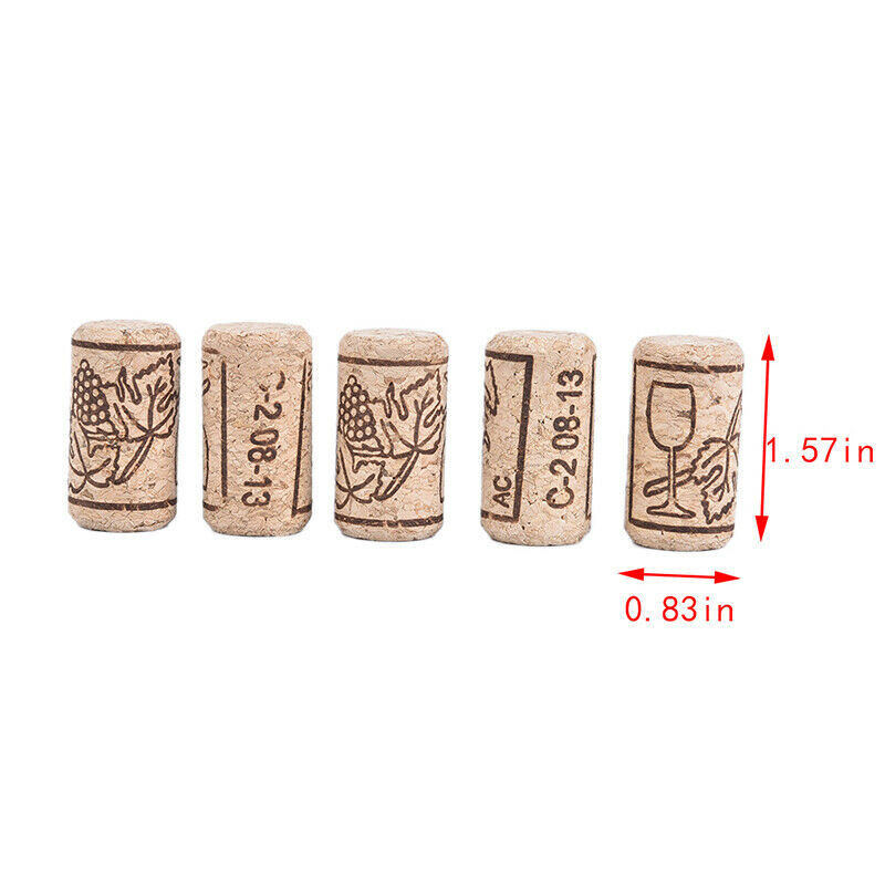 15pcs Wine Cork Cork Supply Sealing Cloth Oak Wine Cork Wine Bottle Stopp.l8
