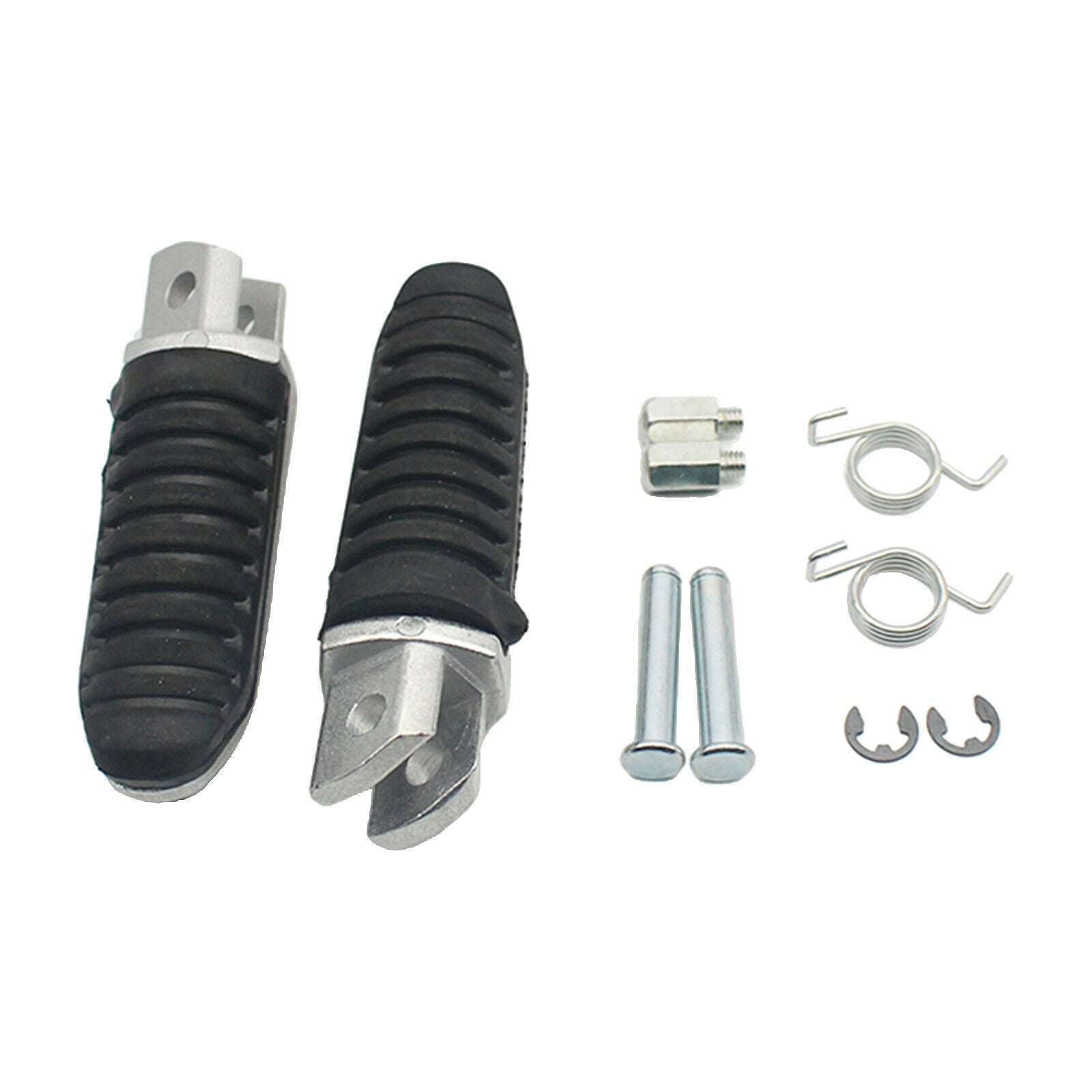 1 Pair Motorcycle Foot Pegs Footrests Pedals for Suzuki V-Strom Parts Front