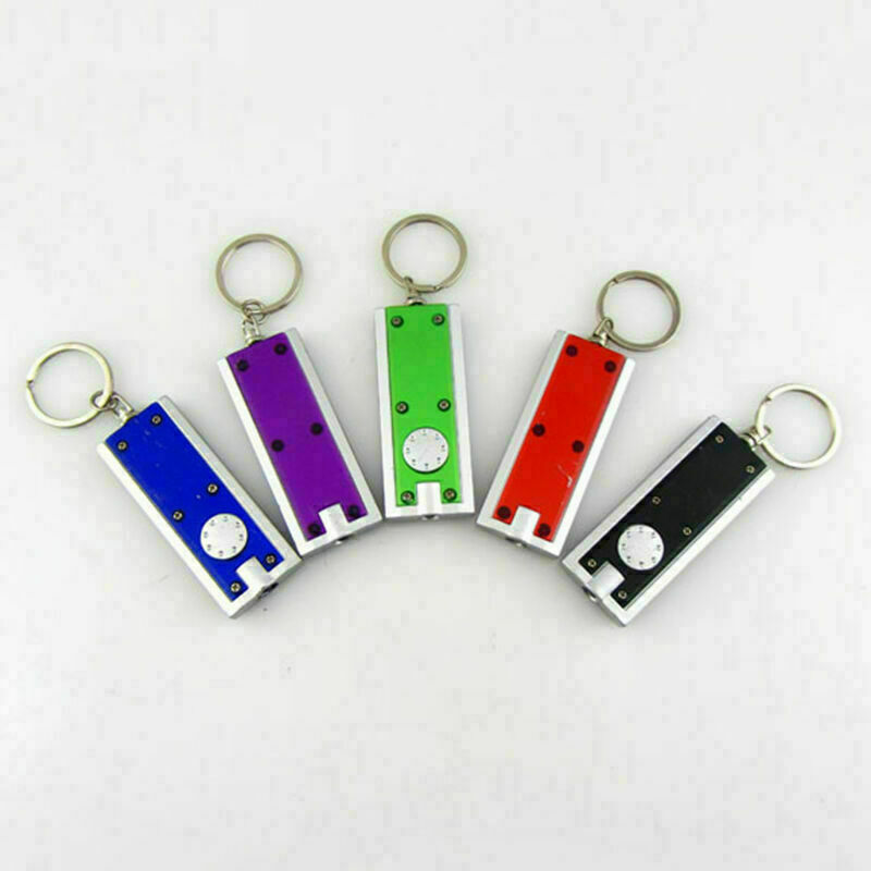 5Pcs Bright LED Camping Light Keyring Torch Key Chain  Flashlight Lam new