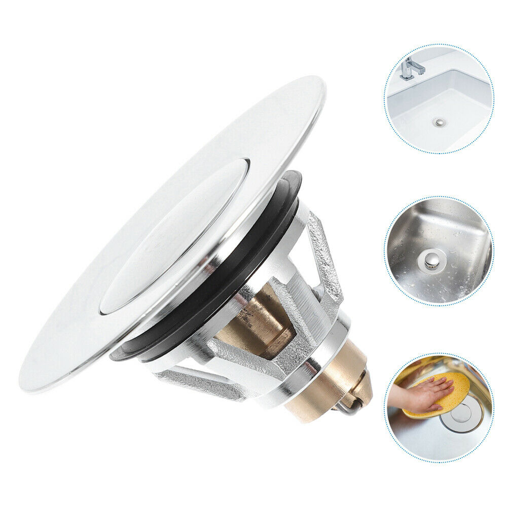 Suit for Bathroom and Kitchen Wash Basins Durable Drain Filter Drain Plug 1Pack