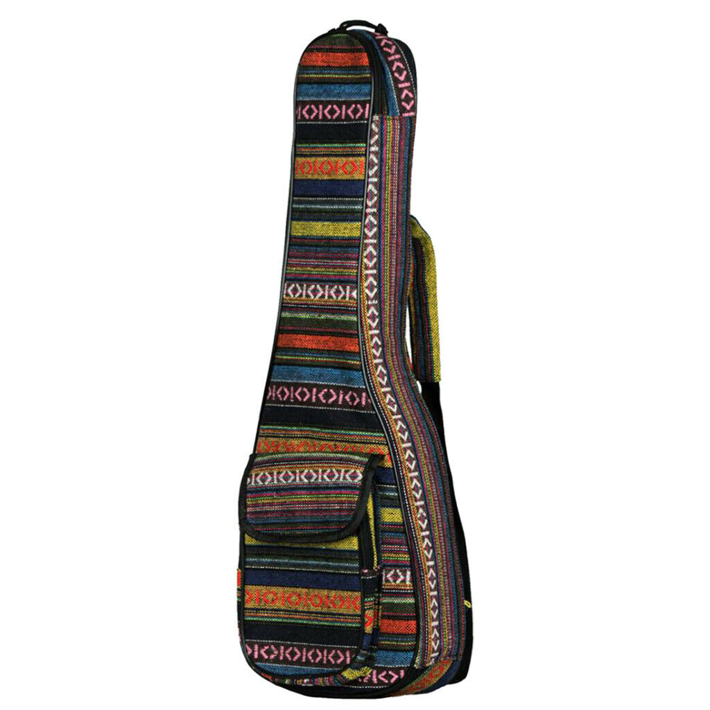 1x Ukulele Travel Bag Padded 23'' Carrying Backpack for Guitar Back Bag Case