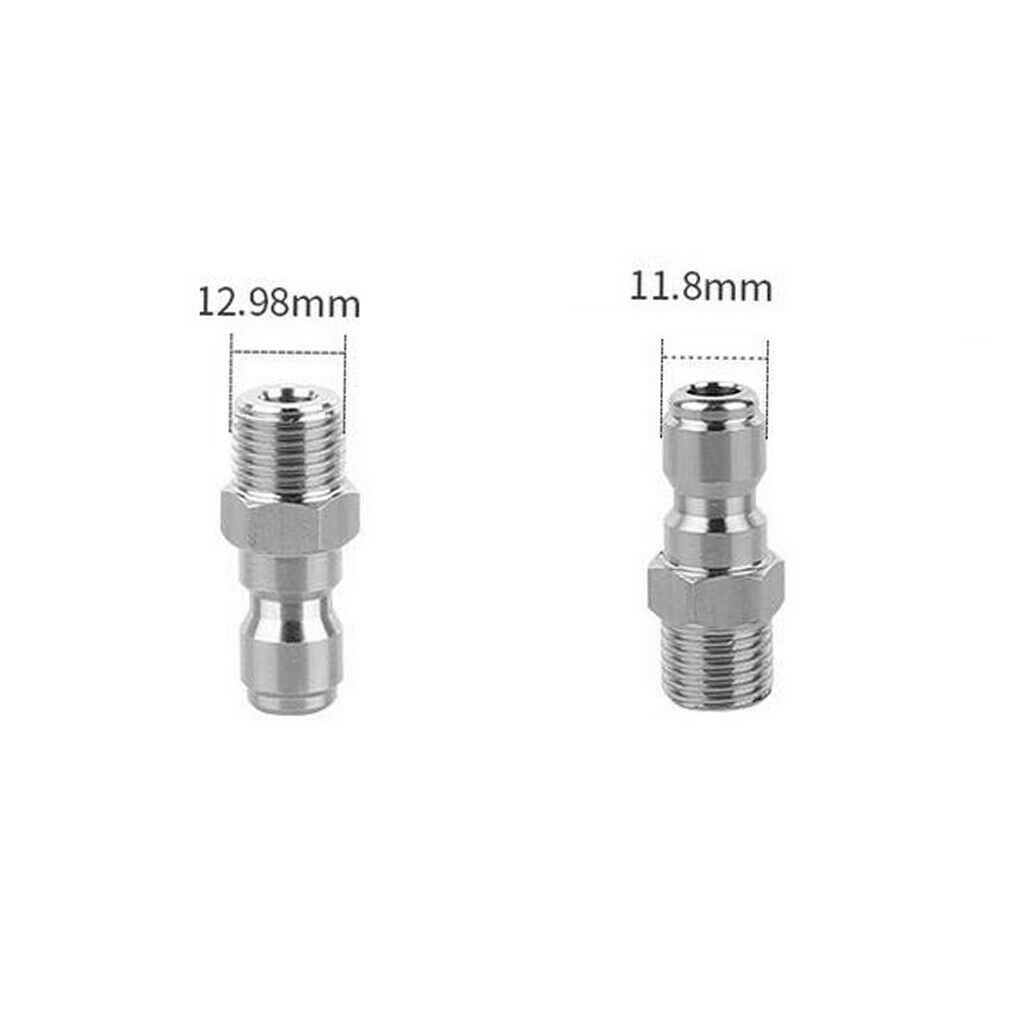 Pressure Washer Quick Release Hose Adaptor Connector 1/4inch G Male Pipe 4cm